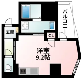 イルリッシュ西中島【8階】の間取り