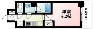 ファーストフィオーレ江坂ガーデン【4階】の間取り