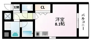 アーデン江坂Ⅱ【8階】の間取り