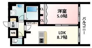 プレサンス新大阪クレスタ【12階】の間取り