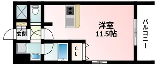 シャルマン・クレール【3階】の間取り