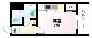 ドゥーエ江坂Ⅰ【8階】の間取り