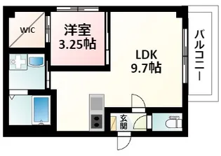 フェリオ江坂【2階】の間取り