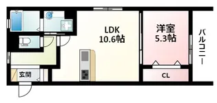 シャルムC【3階】の間取り