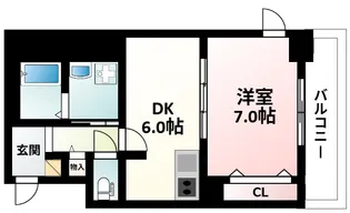 ディアコート小曽根【3階】の間取り