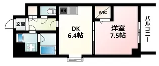 アクアスイート新大阪【4階】の間取り