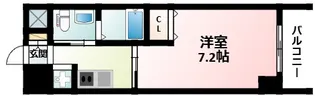 ドゥーエ江坂Ⅱ【7階】の間取り