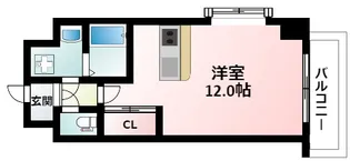 GROOVE江坂【3階】の間取り