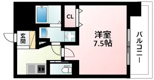プライマル新大阪【5階】の間取り