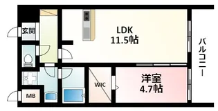 アグレアーブル【2階】の間取り