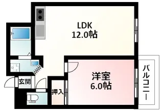 JMRレジデンス新大阪【3階】の間取り