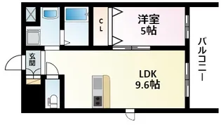 第1関根マンション【4階】の間取り