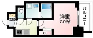 アドバンス江坂東コンフィ【5階】の間取り