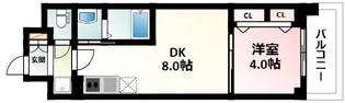 大阪府吹田市芳野町【マンション】の間取り