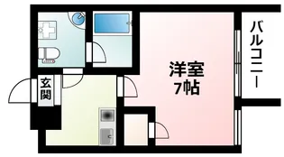 アスール江坂3rd【7階】の間取り