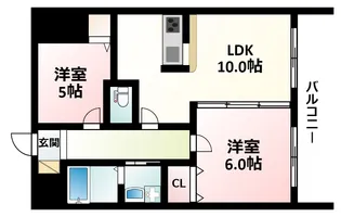 ハイツ山本【3階】の間取り