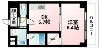 ベルデュール楓【4階】の間取り