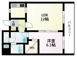 カルム緑地公園Ⅲ【5階】の間取り