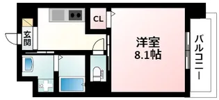 アルモニア江坂【3階】の間取り