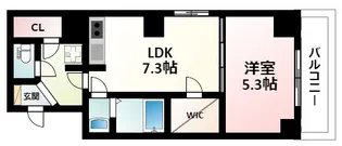 ノルデンタワー新大阪アネックス【13階】の間取り