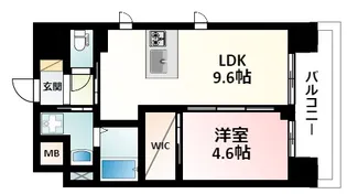 第26関根マンション【7階】の間取り