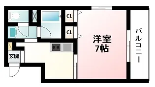 第13関根マンション【8階】の間取り