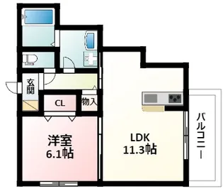 Asok【3階】の間取り