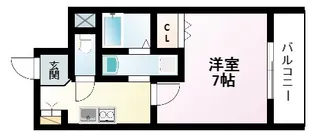 ラ・ヴィ江坂イースト【8階】の間取り