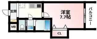 Luxe新大阪Ⅰ【5階】の間取り