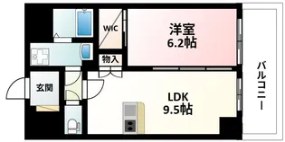 ファーストフィオーレ江坂ラディール【2階】の間取り