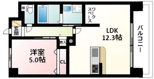 felice vita【5階】の間取り