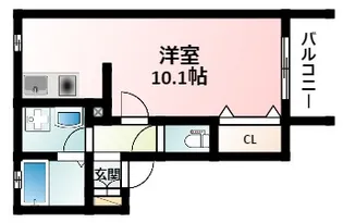 コート広芝【2階】の間取り