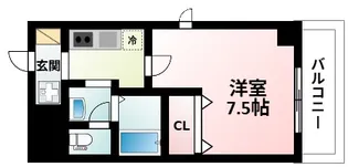 ルミエール新大阪【8階】の間取り