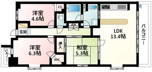 リッツ新大阪南【5階】の間取り