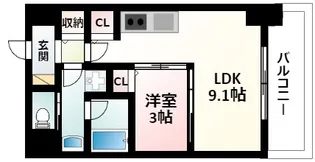 小西マンション【2階】の間取り