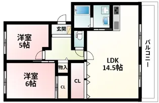 パティエール【4階】の間取り