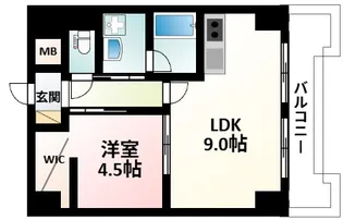 パークモダン新大阪【12階】の間取り