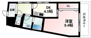 KAMITANI III BLD【6階】の間取り