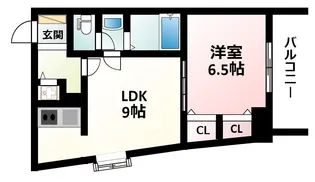 ノルデンタワー新大阪【11階】の間取り