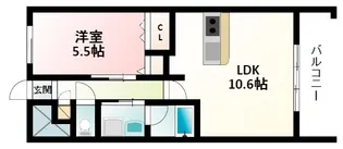 K PLAT21【2階】の間取り