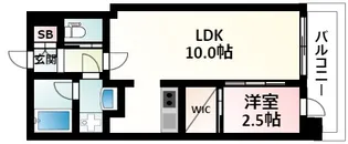 セレニテ西中島アリア弐番館【6階】の間取り