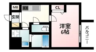 エスリード新大阪グランファースト【7階】の間取り