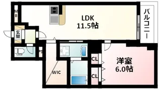 ラ・ルミエール【5階】の間取り