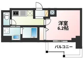 Dimus新大阪【13階】の間取り