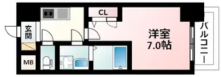 ライジングメゾン新大阪SOUTH【9階】の間取り
