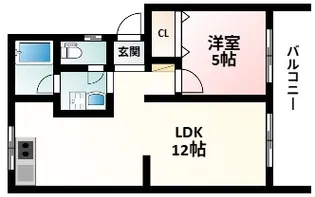 ニュー江坂ハイツ【3階】の間取り