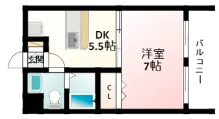 カサ・ソル・パティオ【1階】の間取り