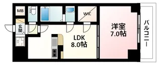 ノルデンタワー新大阪アネックス【16階】の間取り