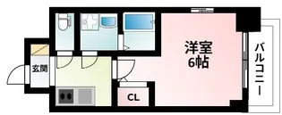 エスリードレジデンス新大阪プライム【14階】の間取り