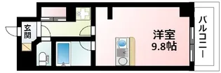THE MUTUAL江坂【9階】の間取り